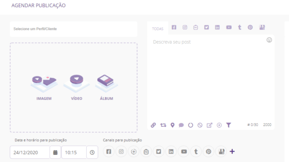 Print do Etus, usado no blogpost ferramentas para redes sociais.